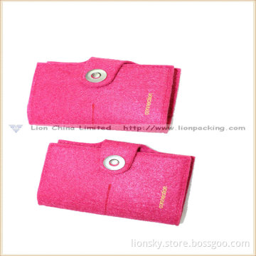 Jewelry Button Felt Bag